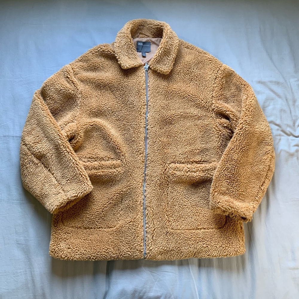 ASOS men’s oversized teddy coat